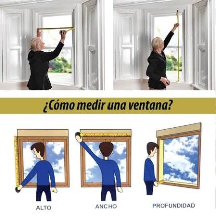 Cómo medir una ventana para persianas