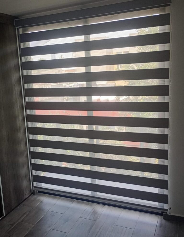 persianas sheer elegance textura premium color chocolate